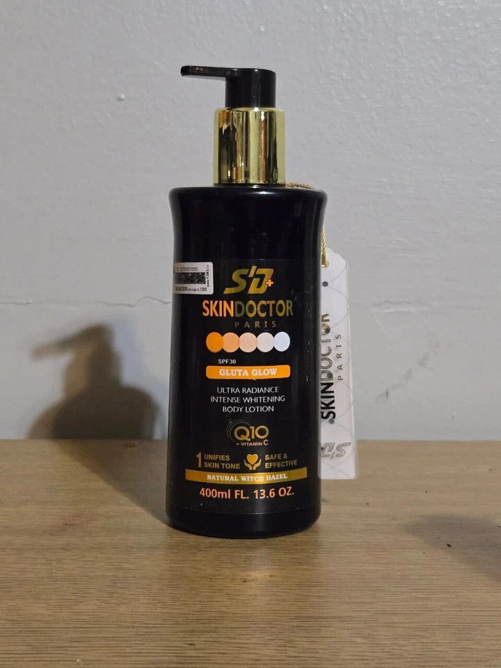 Leche corporal aclaradora ultra intensa Skin Doctor Gluta Glow 400 ml Foto 1 de 3