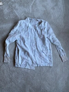 Cherokee lab coat size medium with nature pattern - Picture 1 of 2