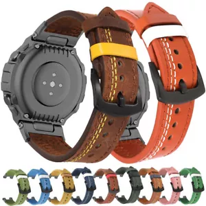 Armband Für Huami Amazfit T-Rex 2 /T-Rex Pro /T-Rex Sport Leder Band Ersatzband - Bild 1 von 65