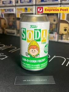CAN-O-CORN FREDDY FUNKO POP VINYL SODA FIGURE SHARED EXCLUSVE LE9500PC DENTED 1 - Picture 1 of 10