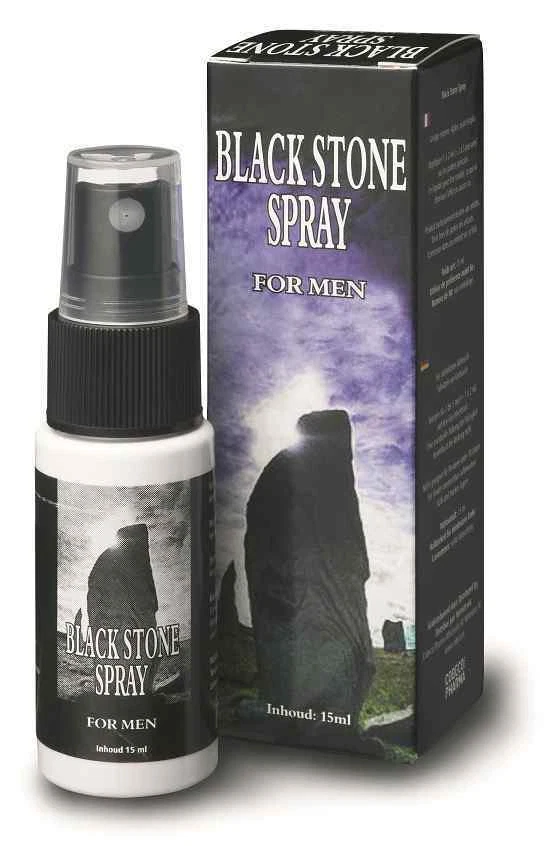 Black Stone Spray (15 ml)  Verzögerungsspray für Männer Verzögernd Delay Spray - Bild 1 von 1