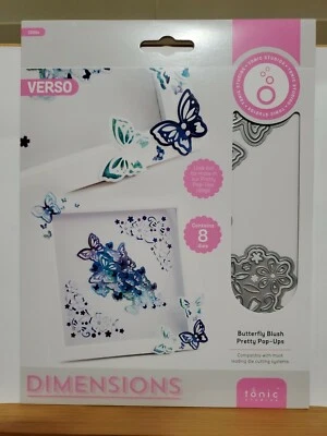 Tonic Studios Dimensional dies  Floating Florals & Butterfly Blush  pop up dies - Image 1 of 2