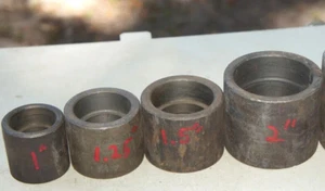3000# Forged Steel Socket Weld Full Couplings Choose 1", 1.25", 1.50", or 2" - Picture 1 of 13