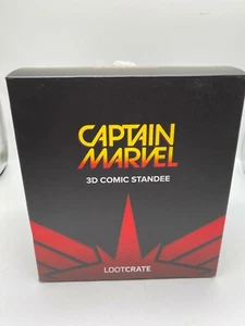 Captain Marvel 3D Comic Standee Loot Crate Exclusive March 2019 Statue - Picture 1 of 2