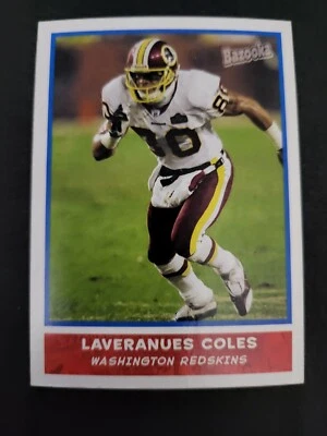 2004 Topps Bazooka Laveranues Coles MINI Card #105 Redskins - Image 1 of 2