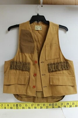 Vintage Nesco Hunting Apparel Vest GAME POCKET Size Small Bird Hunting (H) - Image 1 of 4
