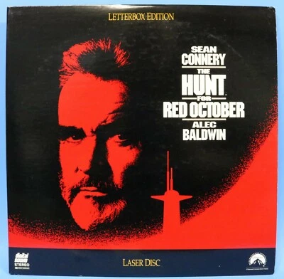 LASERDISC: THE HUNT FOR RED OCTOBER Sean Connery Alec Baldwin Sam Neil 2 Disc's - Image 1 of 4