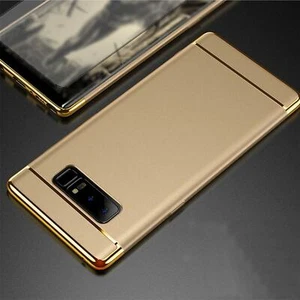 Hybrid Schutzhülle Handy Cover Hard Case Handy Hülle Schutz Tasche Gold Schale - Bild 1 von 9