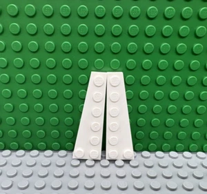 Lego 1 pair of White 6x2 wedge plate wings ship NEW - Picture 1 of 1