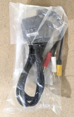 *NEW* Genuine Microsoft XBOX 360 Composite A/V Audio Video Cable X821376-002 - Image 1 of 4