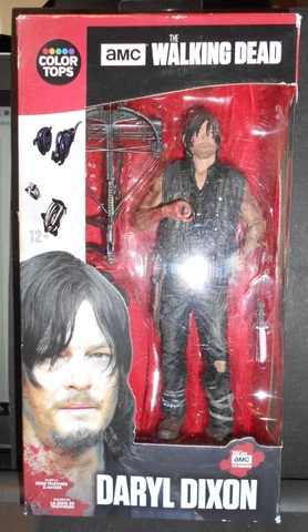THE WALKING DAED, Daryl Dixon #6 Figure, Color Tops, McFarlane NIB Cover