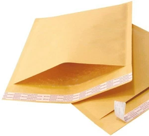 #4 9.5X16 kraft Bubble Mailers Shipping Padded Bags Envelopes (50 pieces) - Picture 1 of 2
