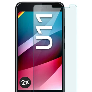 2x Real Glass for HTC U11 Tempered Glass Phone HD Premium Screen Protector - Picture 1 of 8