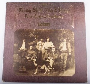 Antique 1970s Crosby Stills Nash & Young Deja Vu Vinyl Record LP Atlantic Group - Picture 1 of 6