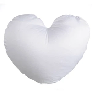 50Pcs Sublimation Cushion Cover Pillow Case Waist Throw Home Decor Heart Shaped - Picture 1 of 11