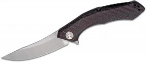 Zero Tolerance Sinkevich Flipper Knife Red Carbon Fiber (3.7" Satin) 0462 - Picture 1 of 2