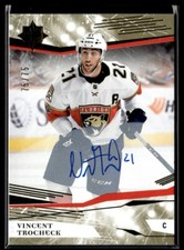 2017-18 Upper Deck Ultimate Collection Gold Auto Vincent Trocheck Auto 75/75 #23