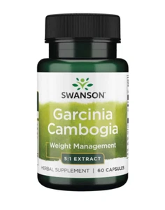 Swanson Garcinia Cambogia 5:1 Extrakt 80mg 60 Kapseln - Picture 1 of 1