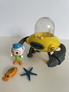 Octonauts Gup D Drill and Claw Vehicle with Captain Barnacles and Animals