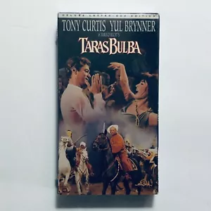 Taras Bulba VHS Deluxe Letter-Box Edition Tony Curtis Yul Brynner 1962 MGM/UA - Picture 1 of 2