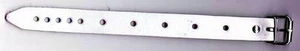 1 Befestigung Lederriemen weiss Leder 2,0 cm x 24,0 cm lang Befestigungsriemen - Bild 1 von 5