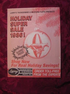 LARRY's Thunderbird & Mustang Parts Presents Holiday Super Sale 1986!! - Bild 1 von 1