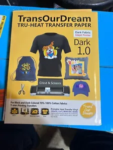Transourdream Tru-Iron on Wärmeübertragungspapier für dunklen Stoff 8,5X11 - Bild 1 von 3