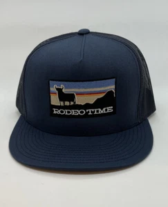 Cappello camionista DALE Bribsy Rodeo Time Sunset Navy in rete posteriore OSFA - Foto 1 di 3