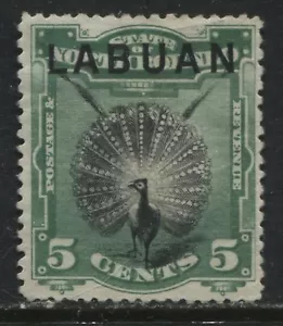 Labuan 1894 5 cents unused no gum - Bild 1 von 1