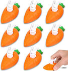8 Stück Hasen Uhrwerk Spielzeugauto, Aufziehbare Hasen Mit Karotte, Karotten Ka