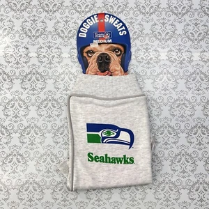 Team NFL Doggie Sweats Seattle Seahawks grau Trikot Sweatshirt Medium 14" Vintage - Bild 1 von 6