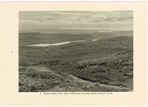 Morecambe Bay And Coniston Water From Walna Scar Print Picture 1948 OLF#07 - Picture 1 of 3