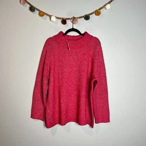 Nuevo con etiquetas Talbots suéter cuello simulado rosa - Imagen 1 de 6