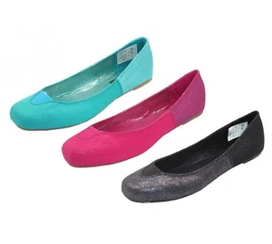 Women's Square Toe Ballet Flats Shoes PU Upper Rubber Sole Sizes Sizes 6-11 New - Picture 1 of 15
