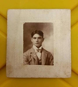 SELTENES VINTAGE ORIGINAL 1920-30er SCHWARZWEISS FOTO SCHULJUNGE MISSOURI - Bild 1 von 2
