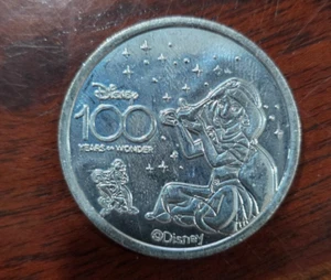 Walt Disney World 100 Jahre Wunder Feier Jasmin Aladdin Münze Medaillon - Bild 1 von 2
