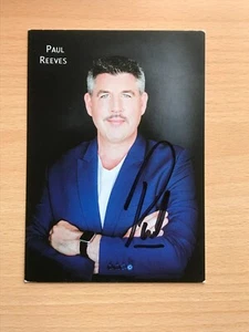 PAUL REEVES - TARJETA DE AUTÓGRAFO - CLÁSICA - original Firmado #1512 - Imagen 1 de 1
