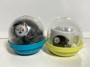 Casco y taza de fútbol americano en miniatura Pittsburgh Steelers NFL máquina expendedora cápsulas - Imagen 1 de 5