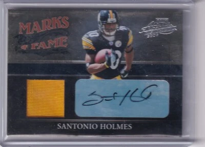 Santonio Holmes 2006 Donruss 季后赛绝对名人标志 Rpa Rc 签名 (23/25) — 第 1/2 张图片