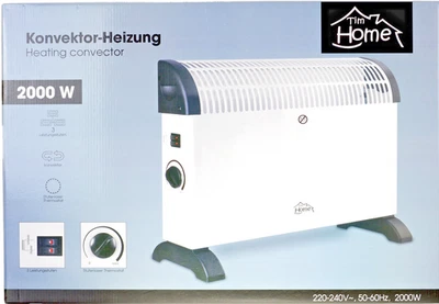 Tim Home Heizkonvektor Konvektor-Heizung Heating convector elektrische Heizung  - Bild 1 von 2