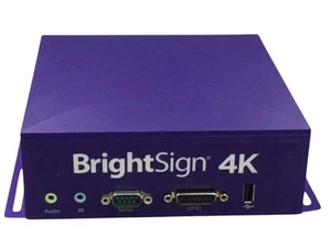Brightsign 4K Digital Signage Media Player Purple 4K1142-WW, No(Adapter) - Picture 1 of 7