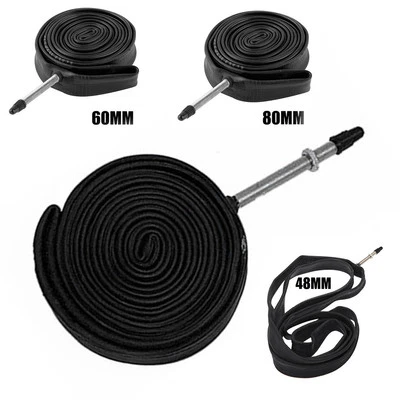 BRAND NEW AND HIGH QUALITY Fahrradschlauch MTB Rennrad Butylkautschuk 700X23C 48/60/80L Rad Reifen Vavle