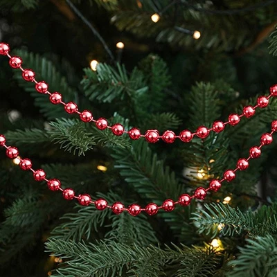 Elegante 5 m Perlenschnur Halskette für Weihnachtsdeko und Partys - Bild 1 von 4