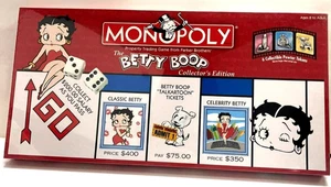 Betty Boop Monopoly Collectors Edition Board Game FACTORY SEALED 2002 - Picture 1 of 2