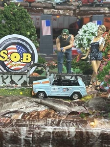 Greenlight 1974 Volkswagen Thing Type 181 1:64 Gulf USED NM Cond VW Rubber Tires - Picture 1 of 11