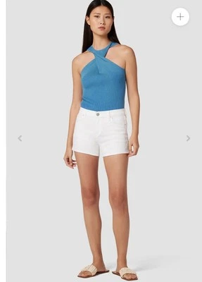 Hudson Gemma Mid-Rise Short Clean White Cotton Stretch Blend NEW NWT Size 26 - Image 1 of 4