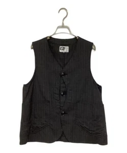 Engineered Garments                    pinstripe vest gray - Picture 1 of 8