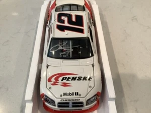 BRAD KESELOWSKI AUTOGRAPHED 2010 DODGE CHARGER PENSKE MOBIL 1 COT DIECAST & CARD - Picture 1 of 16