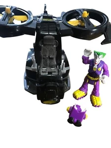 Batmobile & Talking Joker 5" Figurine & Back Pack Fisher-Price Interactive - Picture 1 of 12