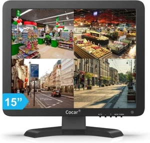 Professional CCTV Monitor VGA HDMI AV BNC, HD Display With USB Player - RRP £138 - Picture 1 of 15